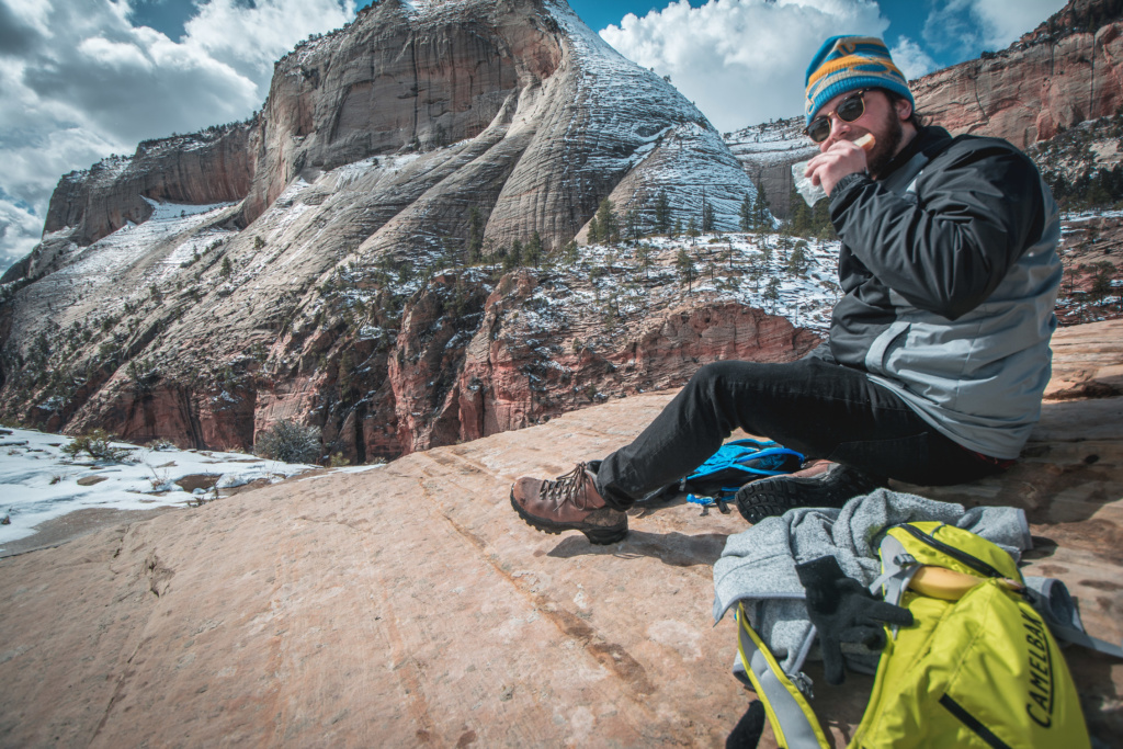 lunch at zion national park