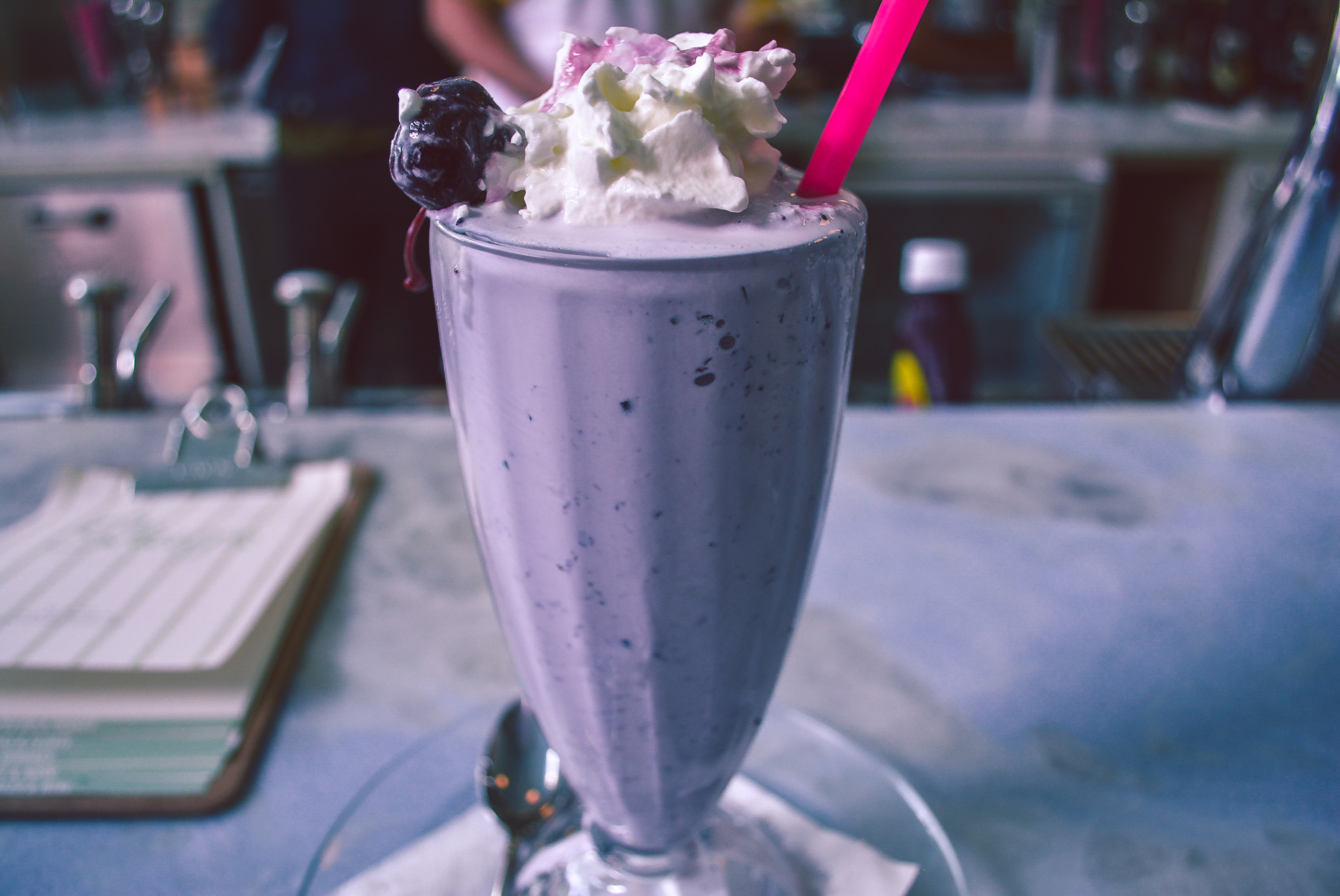 blueberry milkshake