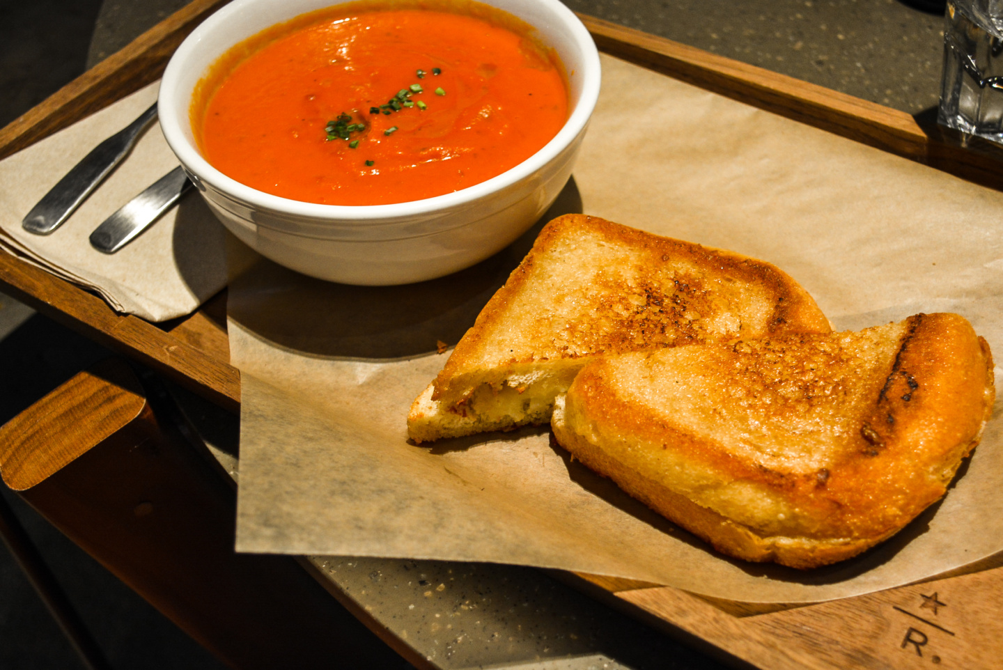 grilled cheese and tomato soup